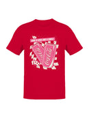 Officially Licensed Coca Cola Retro Pink Soda Pop Art Design Men's T-shirt