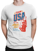 Officially Licensed Coca Cola Team USA 1886 Athletic Victory Men's T-shirt