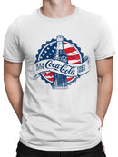 Officially Licensed Coca Cola Coca-Cola Vintage USA 1776 Design Men's T-shirt