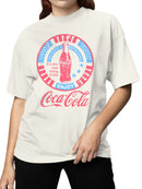 Officially Licensed Coca Cola Vintage Coca-Cola Enjoyment Design Women's T-shirt