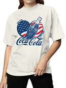 Officially Licensed Coca Cola Coca-Cola American Heritage Design Women's T-shirt