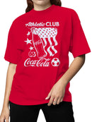 Officially Licensed Coca Cola Coca-Cola Athletic Club Retro Women's T-shirt