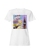 Officially Licensed Coca Cola Retro Pop Art Coke Design Women's T-shirt