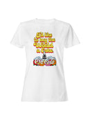 Officially Licensed Coca Cola Buy the World a Coke Retro Design Women's T-shirt