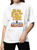 Officially Licensed Coca Cola Buy the World a Coke Retro Design Women's T-shirt