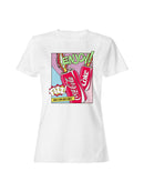 Officially Licensed Coca Cola Enjoy Coke Pop Art Fizz Design Women's T-shirt