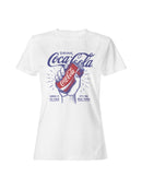 Officially Licensed Coca Cola Classic Coca-Cola Can Design Art Women's T-shirt