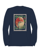 Vintage Santa Peace on Earth Men's Sweatshirt