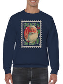 Vintage Santa Peace on Earth Men's Sweatshirt