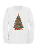 Vintage Christmas Tree Delight Men's Sweatshirt