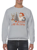 Vintage Jingle All The Way Men's Sweatshirt