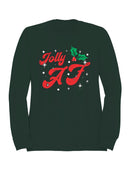 Jolly AF Christmas Design Men's Sweatshirt