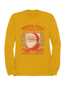 North Pole Supply Co. Merry & Bright Men's Sweatshirt