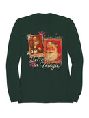 Believe in Christmas Magic Men's Sweatshirt