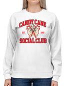 Candy Cane Social Club 1995 Women's Sweatshirt