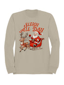 Sleigh All Day Santa & Reindeer Women's Sweatshirt