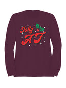 Jolly AF Christmas Design Women's Sweatshirt