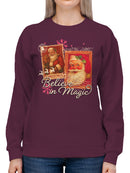 Believe in Christmas Magic Women's Sweatshirt