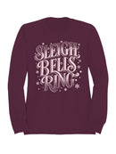 Sleigh Bells Ring Festive Design Women's Sweatshirt