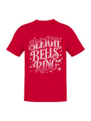 Sleigh Bells Ring Festive Design Men's T-shirt