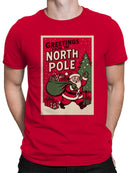 Greetings from the North Pole Santa Men's T-shirt