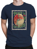 Vintage Santa Peace on Earth Men's T-shirt