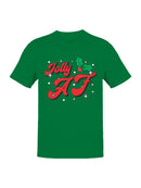 Jolly AF Christmas Design Men's T-shirt