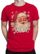 Feelin' Jolly Santa Design Men's T-shirt