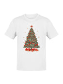 Vintage Christmas Tree Delight Men's T-shirt