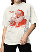 Santa's Nog Festive Cheer Women's T-shirt