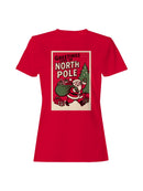 Greetings from the North Pole Santa Women's T-shirt