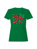 Jolly AF Christmas Design Women's T-shirt