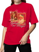Believe in Christmas Magic Women's T-shirt