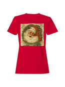 Vintage Santa Claus Christmas Cheer Women's T-shirt