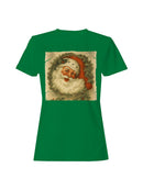 Vintage Santa Claus Christmas Cheer Women's T-shirt