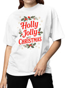 Holly Jolly Christmas Design Women's T-shirt