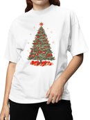Vintage Christmas Tree Delight Women's T-shirt
