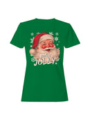 Feelin' Jolly Santa Design Women's T-shirt