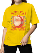 North Pole Supply Co. Merry & Bright Women's T-shirt
