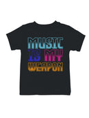 Music Is My Weapon Retro Design Youth's T-shirt