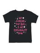 K-Pop Bias Personality Statement Youth's T-shirt