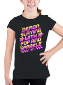 Demon Slaying with Pop Sparkle Youth's T-shirt