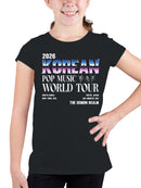 2026 Korean Pop Music World Tour Youth's T-shirt