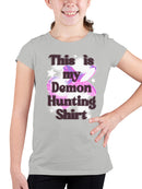 Demon Hunting Butterfly Stars Youth's T-shirt