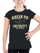 Korean Pop University Design Youth's T-shirt