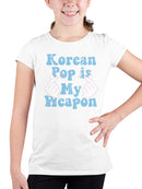 K-Pop Passion: My Weapon Statement Youth's T-shirt