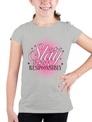 Empowerment Slogan Retro Style Youth's T-shirt