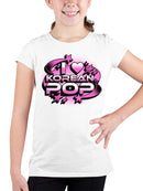 I Love Korean Pop Stars Design Youth's T-shirt