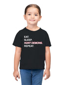 Demon Hunter Lifestyle Motto Toddler's T-shirt