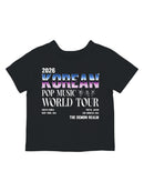 2026 Korean Pop Music World Tour Toddler's T-shirt